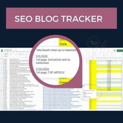 seo blog tracker ranking 1st page SEO